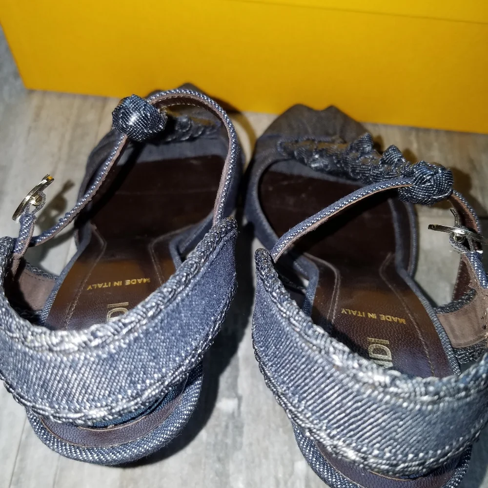 Fendi T-Strap Sandals - Picture 9 of 13